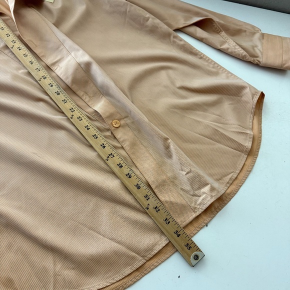 STUBBS Western Golden Pond Embroidered Striped Button Up Dress Shirt Mens XL NWT - Picture 8 of 10